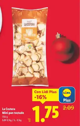 Lidl LA CESTERA Mini pan tostado oferta