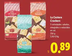 Lidl LA CESTERA Crackers oferta