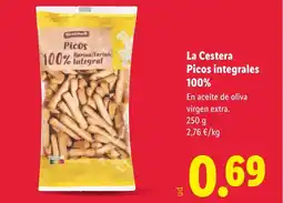 Lidl LA CESTERA Picos integrales 100% oferta