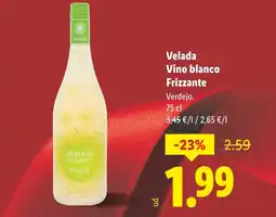 Lidl VELADA Vino blanco Frizzante oferta