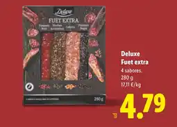 Lidl DELUXE Fuet extra oferta