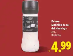 Lidl DELUXE Molinillo de sal del Himalaya oferta