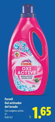 Lidl FORMIL Gel activador del lavado oferta