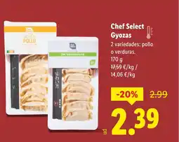 Lidl Chef Select Gyozas oferta