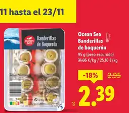 Lidl Ocean Sea Banderillas de boquerón oferta