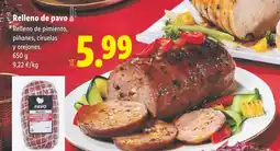 Lidl Relleno de pavO oferta