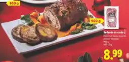 Lidl Redondo de cerdo oferta