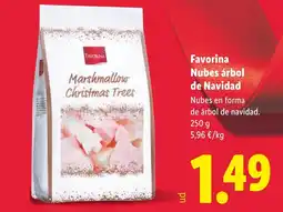 Lidl FAVORINA Nubes árbol de Navidad oferta