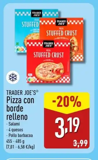 TRADER JOE'S Pizza con borde relleno