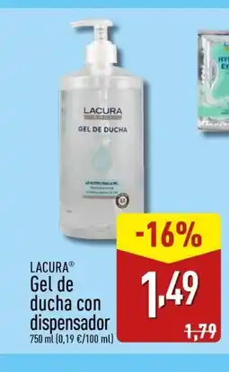ALDI LACURA Gel de ducha con dispensador oferta