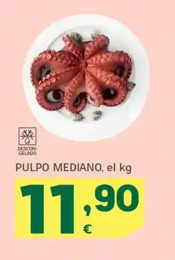 HiperDino Pulpo mediano oferta