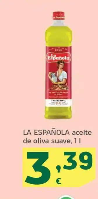 HiperDino LA ESPAÑOLA aceite de oliva suave oferta