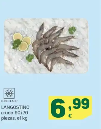 HiperDino Langostino crudo oferta