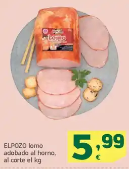 HiperDino ELPOZO lomo adobado al horno oferta