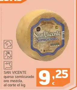 HiperDino SAN VICENTE queso semicurado oro mezcla oferta