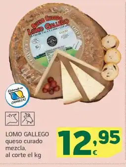 HiperDino LOMO GALLEGO queso curado mezcla oferta