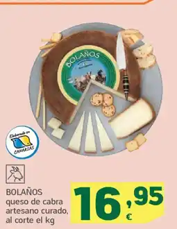 HiperDino BOLAÑOS queso de cabra artesano curado oferta