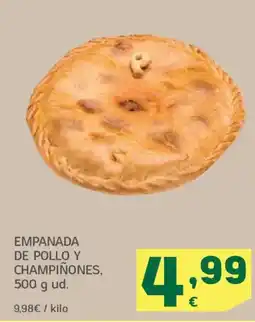 HiperDino Empanada de pollo y champiñones oferta