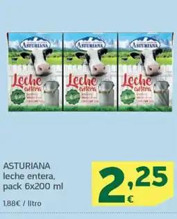 HiperDino ASTURIANA leche entera oferta