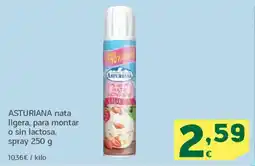 HiperDino ASTURIANA nata ligera, para montar o sin lactosa spray oferta