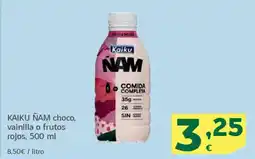 HiperDino KAIKU NAM choco, vainilla o frutos rojos oferta