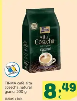 HiperDino TIRMA café alta cosecha natural grano oferta