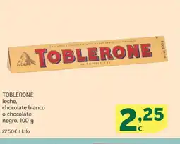 HiperDino TOBLERONE leche chocolate blanco o chocolate oferta