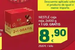 HiperDino NESTLÉ caja roja oferta