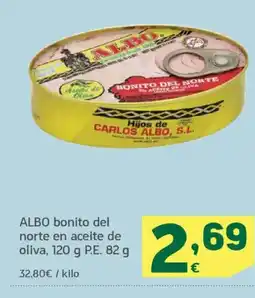 HiperDino ALBO bonito del norte en aceite de oliva oferta