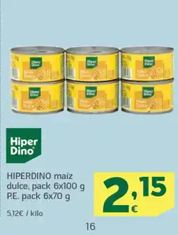 HiperDino HIPERDINO maíz dulce oferta