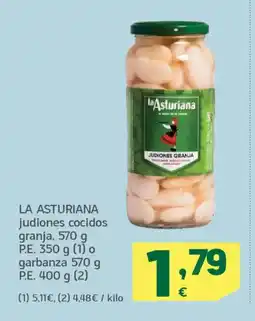 HiperDino LA ASTURIANA judiones cocidos granja oferta