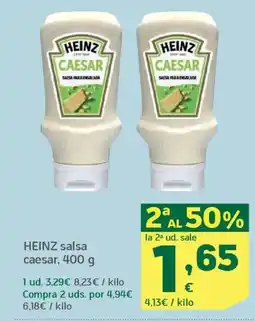HiperDino HEINZ salsa caesar oferta