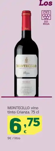 HiperDino MONTECILLO vino tinto Crianza oferta