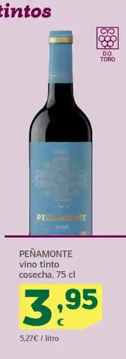 HiperDino PEÑAMONTE vino tinto cosecha oferta
