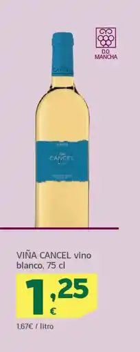 HiperDino VIÑA CANCEL vino blanco oferta
