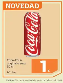HiperDino COCA-COLA original o zero oferta