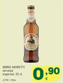 HiperDino BIRRA MORETTI cerveza especial oferta