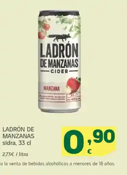 HiperDino LADRÓN DE MANZANAS sidra oferta