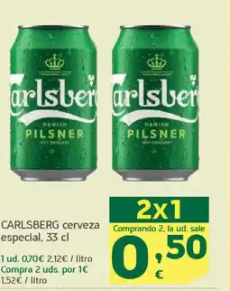 HiperDino CARLSBERG cerveza especial oferta