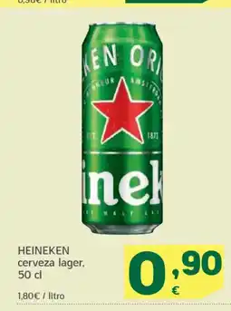 HiperDino HEINEKEN cerveza lager oferta