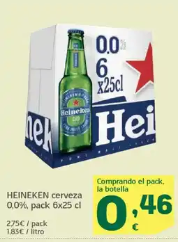 HiperDino HEINEKEN cerveza 0,0% oferta