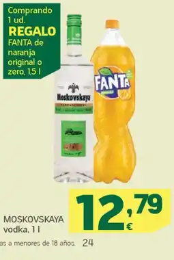 HiperDino MOSKOVSKAYA vodka oferta