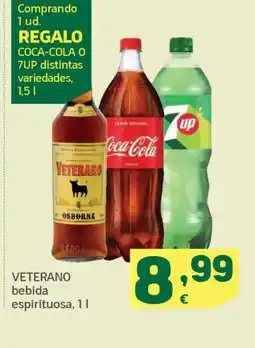 HiperDino VETERANO bebida espirituosa oferta