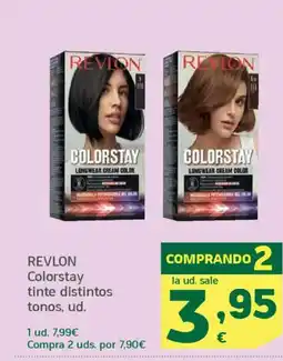 HiperDino REVLON Colorstay tinte distintos tonos oferta