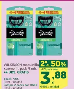 HiperDino WILKINSON maquinilla 2ºAL 5 xtreme III oferta