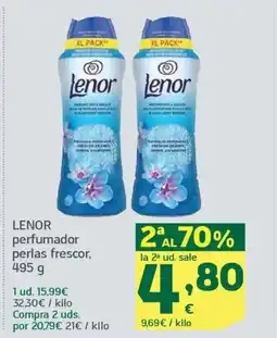 HiperDino LENOR perfumador perlas frescor oferta
