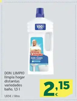 HiperDino DON LIMPIO limpia hogar distantas variedades baño oferta