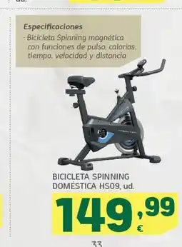HiperDino Bicicleta spinning doméstica oferta