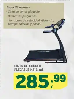 HiperDino Cinta de correr plegable hs16 oferta
