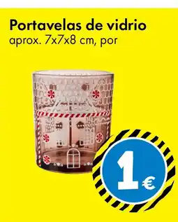 TEDi Portavelas de vidrio oferta